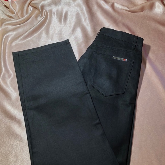 CASTEL BAJAC ITALY men black straight jeans 32 - Picture 8 of 10